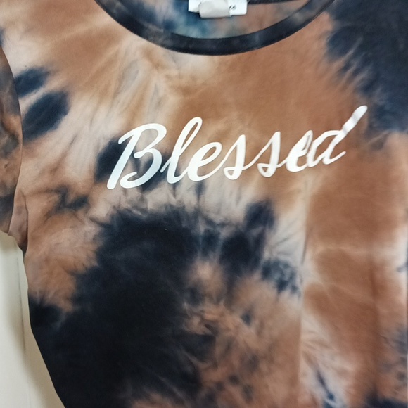 🟢3oz (245) Ruby & lace cropped short sleeve tee - Picture 4 of 6